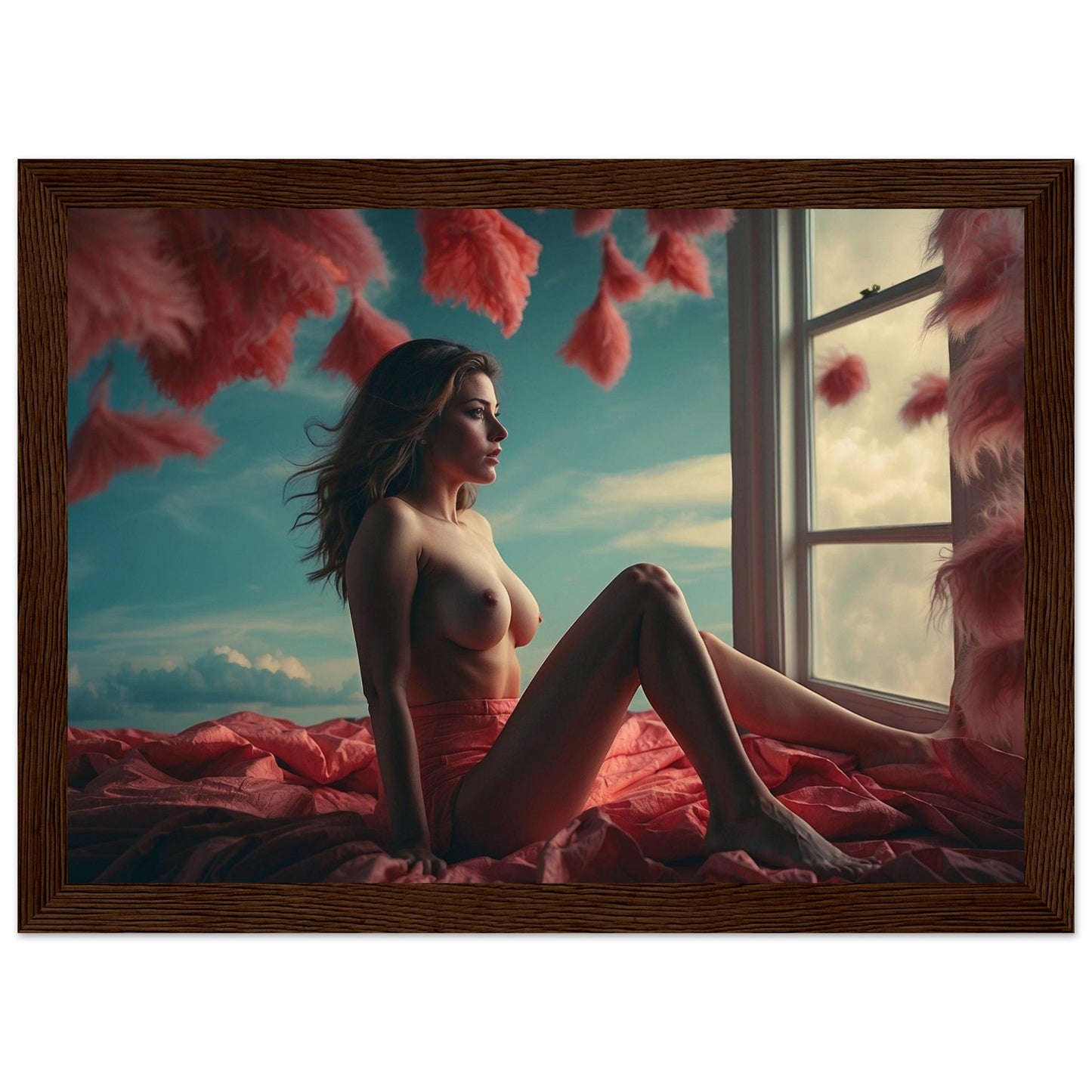 Premium Matte Paper Wooden Framed Poster