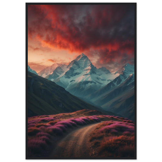 Premium Matte Paper Wooden Framed Poster