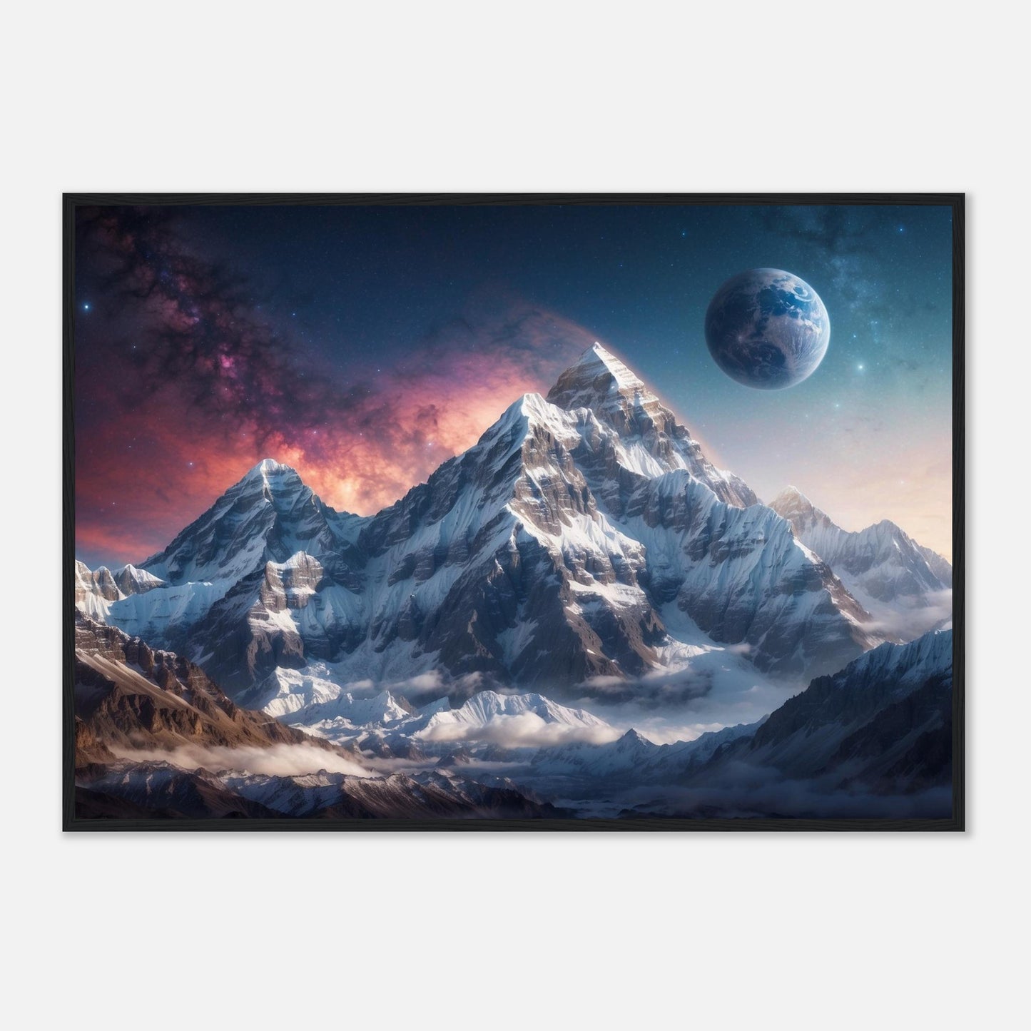 Premium Matte Paper Wooden Framed Poster