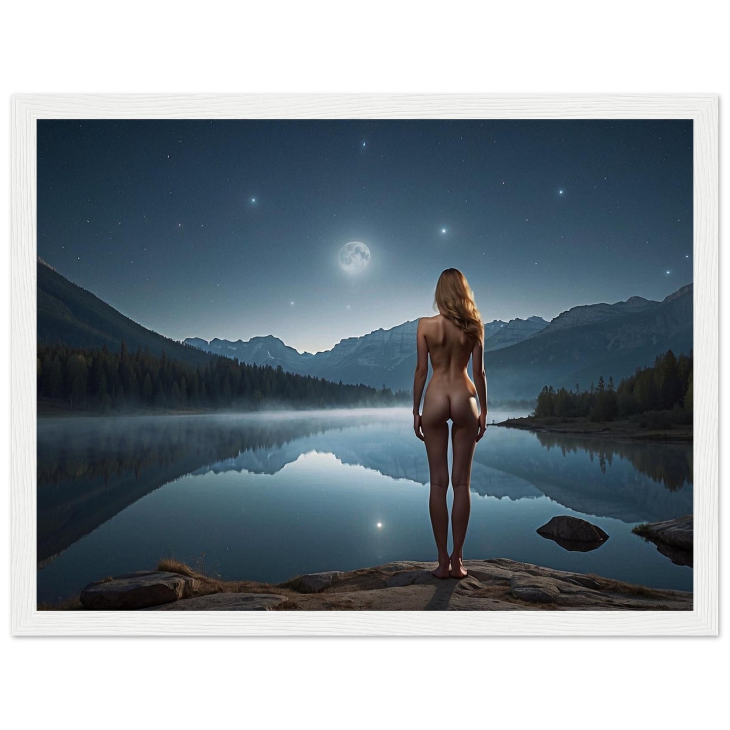 Premium Matte Paper Wooden Framed Poster