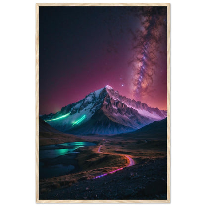 Premium Matte Paper Wooden Framed Poster