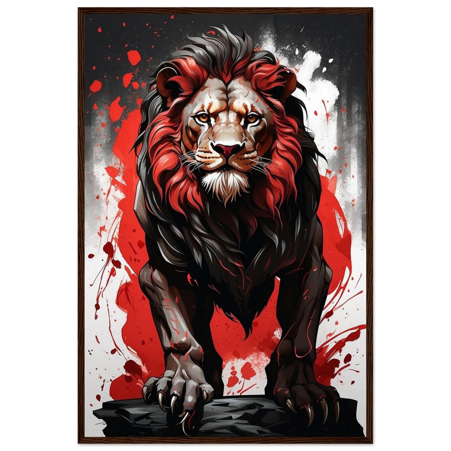 Premium Matte Paper Wooden Framed Poster