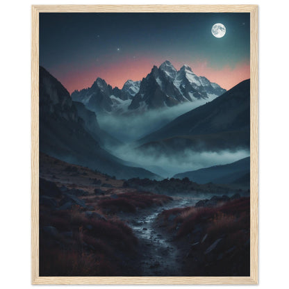 Premium Matte Paper Wooden Framed Poster