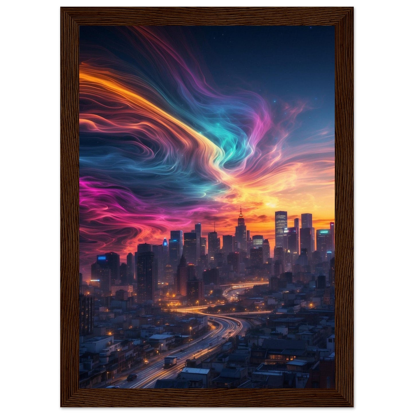 Premium Matte Paper Wooden Framed Poster