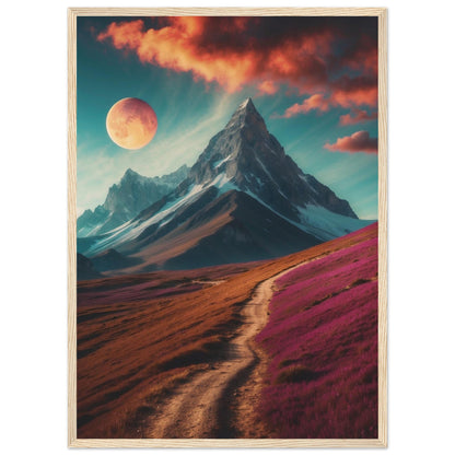 Premium Matte Paper Wooden Framed Poster