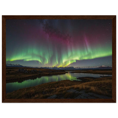 Premium Matte Paper Wooden Framed Poster
