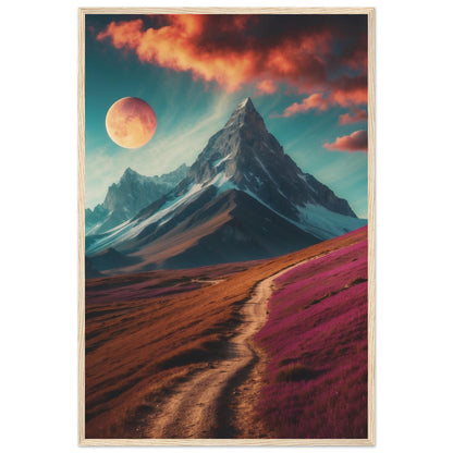 Premium Matte Paper Wooden Framed Poster
