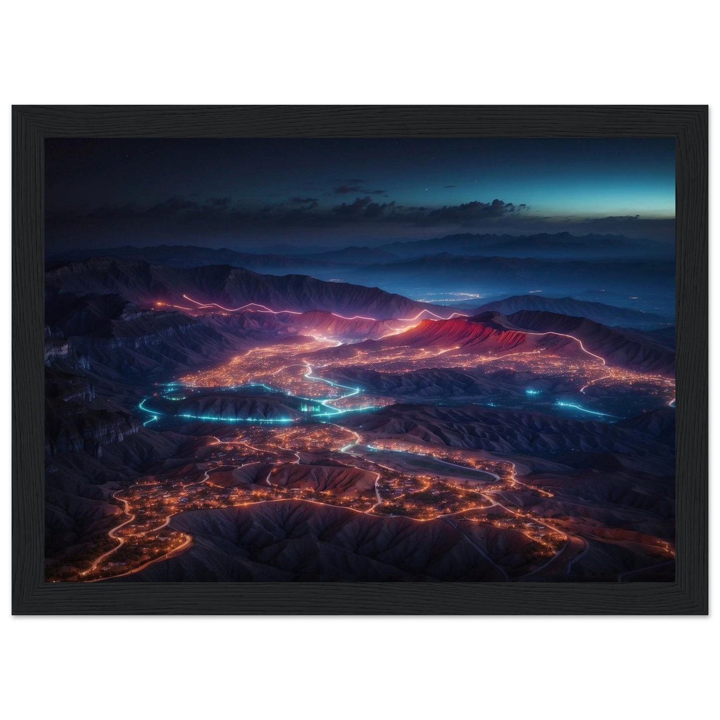 Premium Matte Paper Wooden Framed Poster