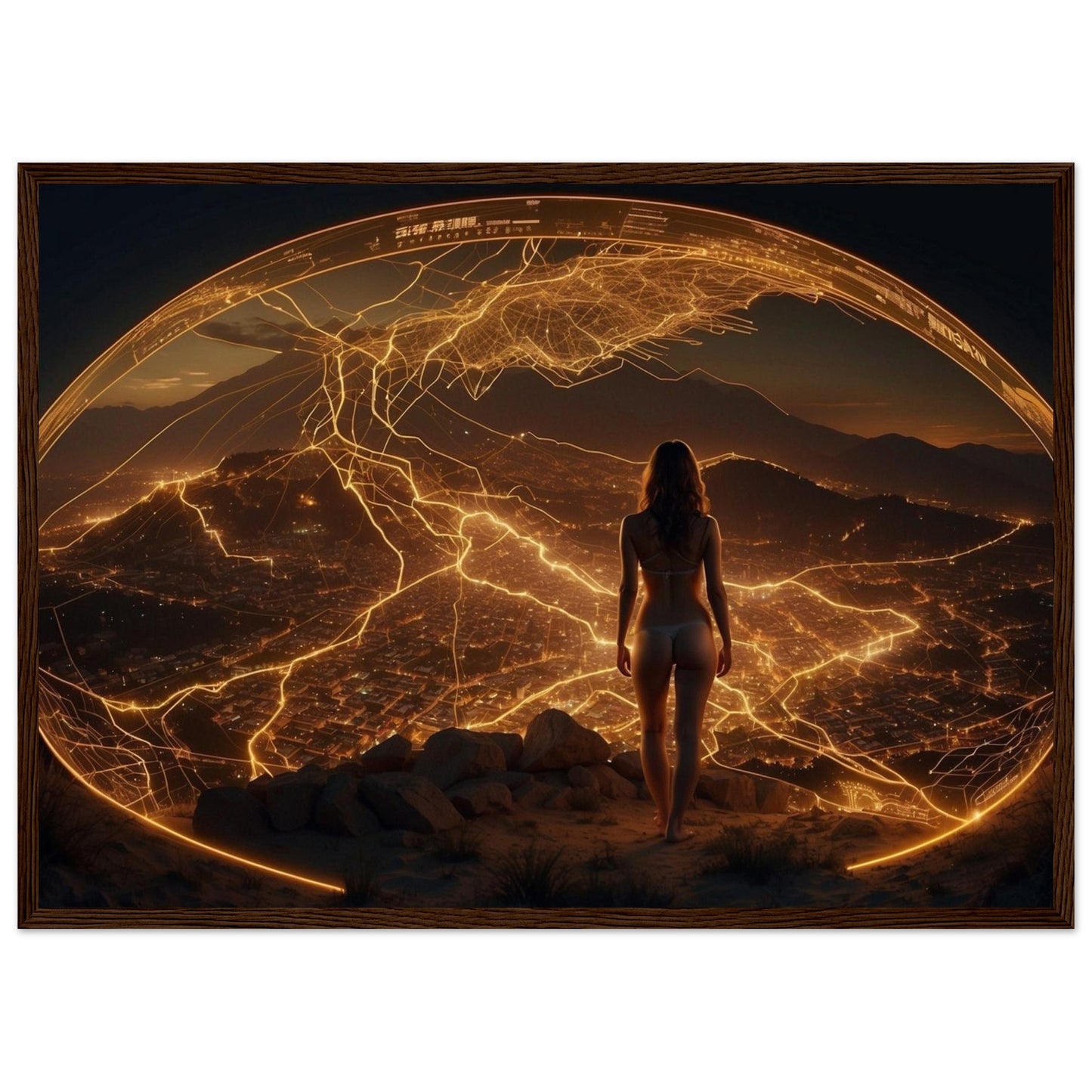 Premium Matte Paper Wooden Framed Poster
