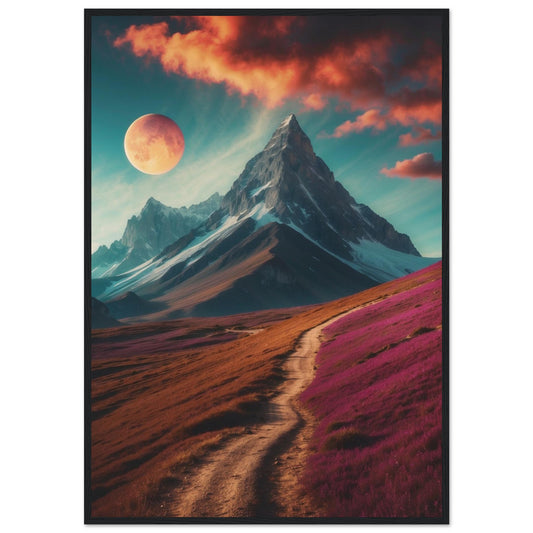 Premium Matte Paper Wooden Framed Poster