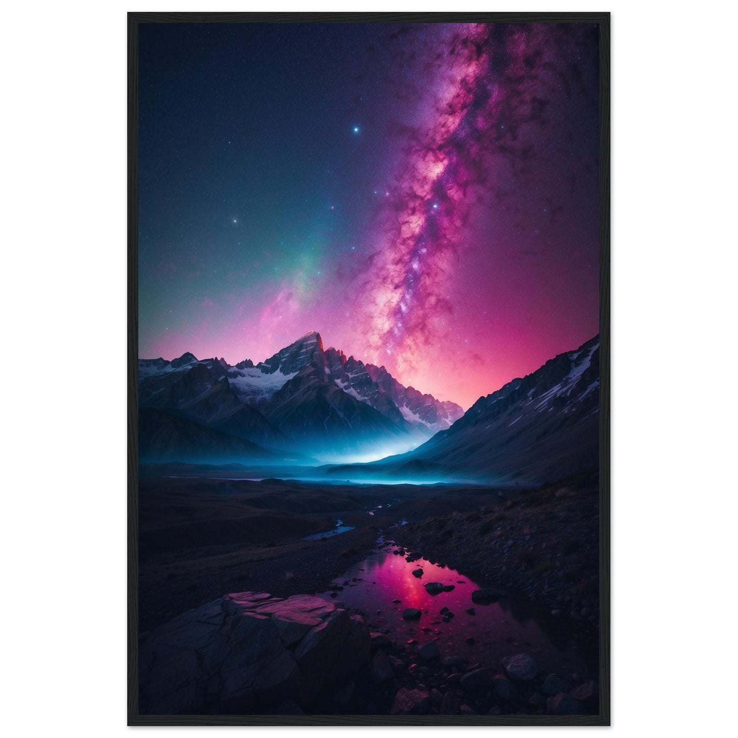 Premium Matte Paper Wooden Framed Poster