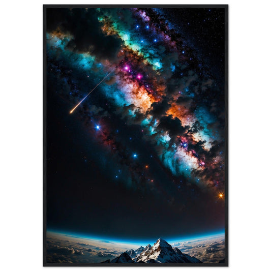 Premium Matte Paper Wooden Framed Poster
