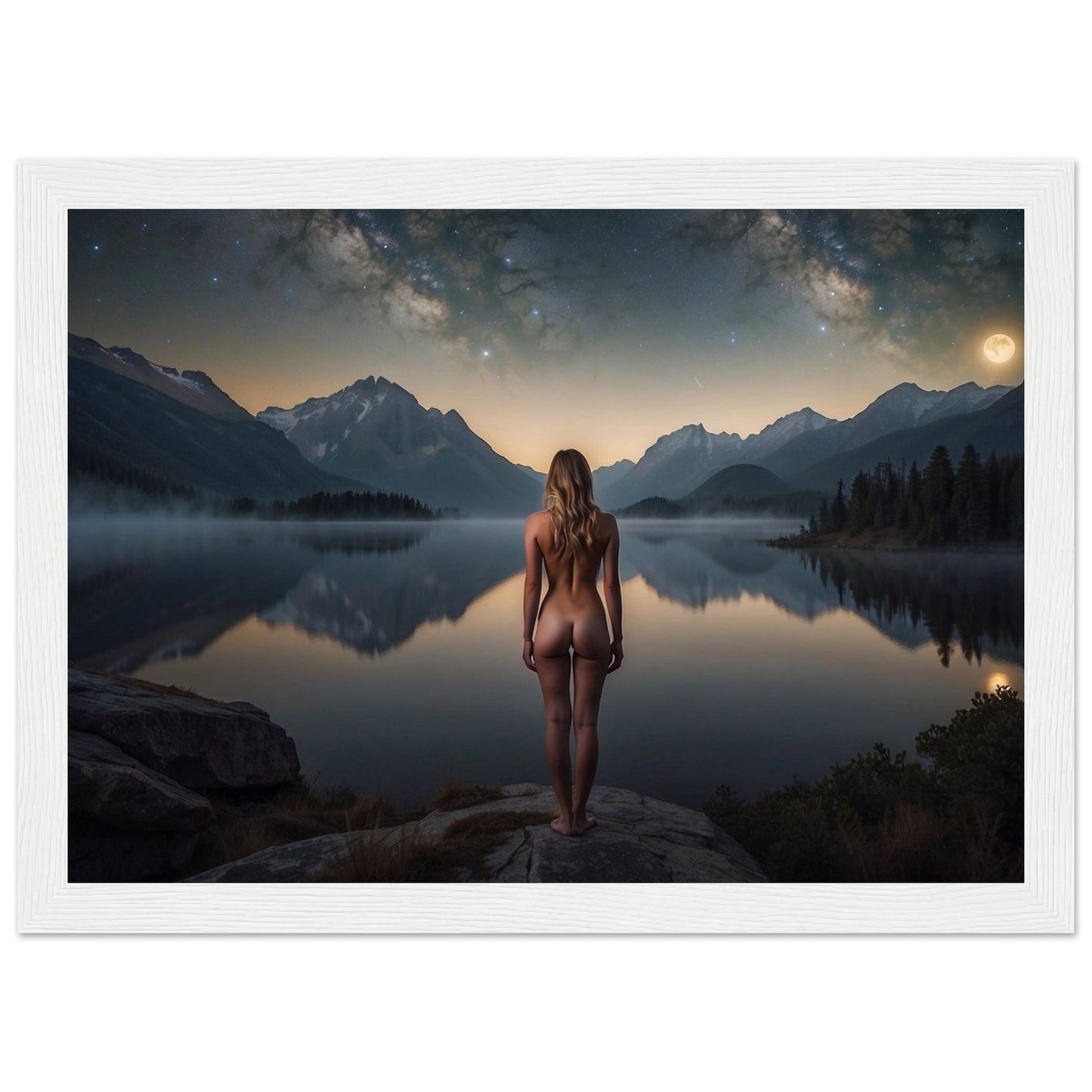 Premium Matte Paper Wooden Framed Poster