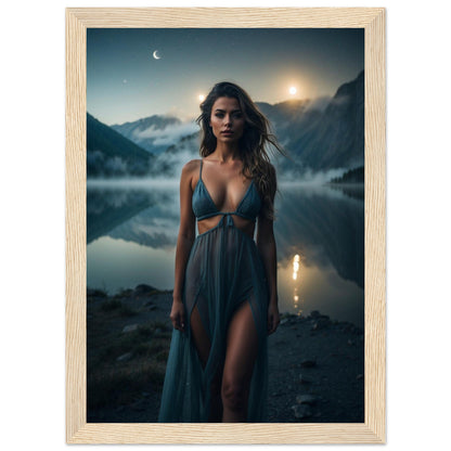 Premium Matte Paper Wooden Framed Poster