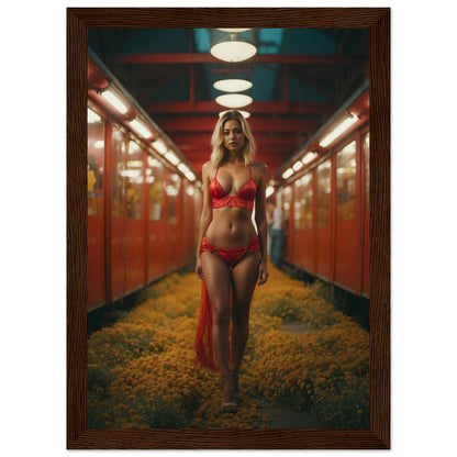 Premium Matte Paper Wooden Framed Poster