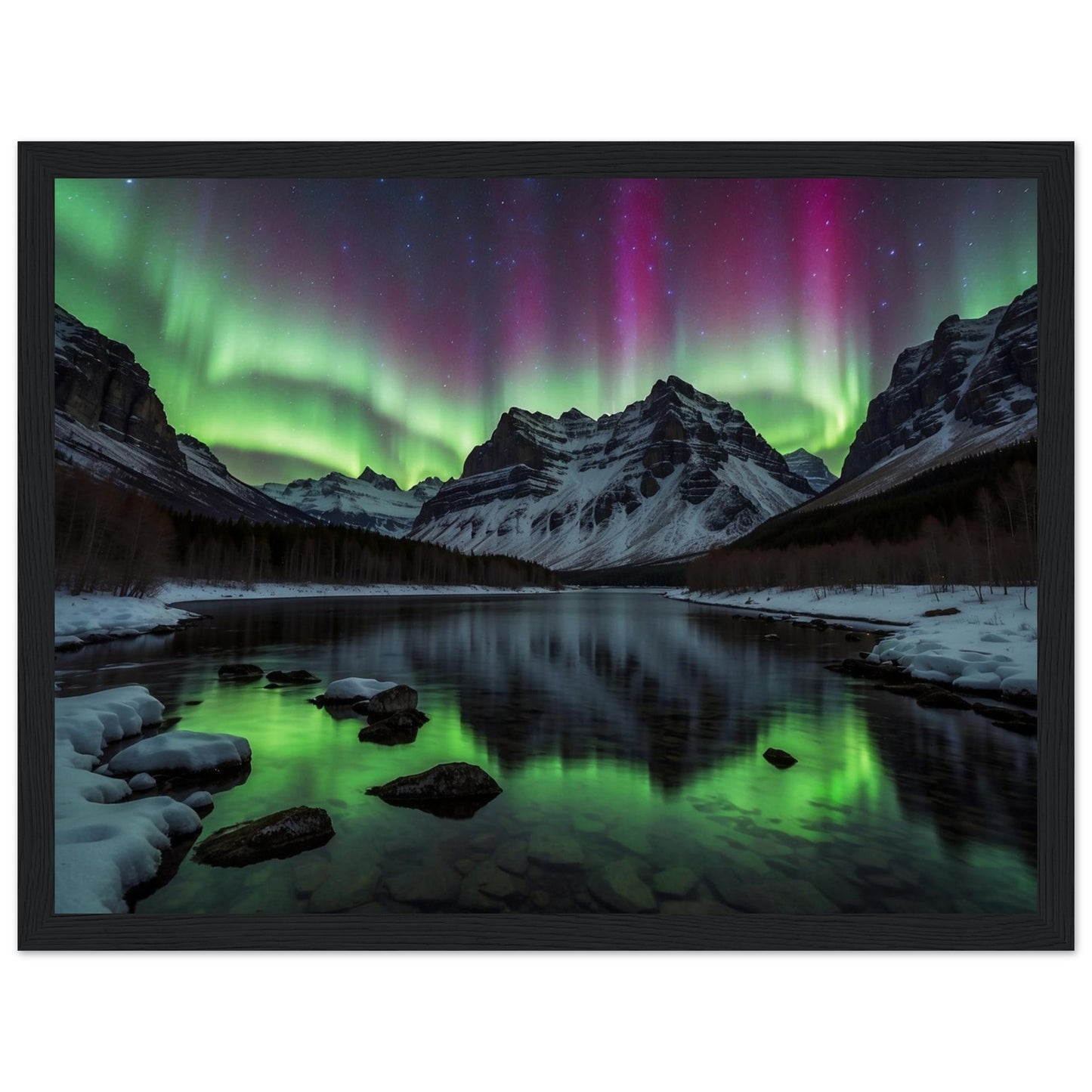 Premium Matte Paper Wooden Framed Poster
