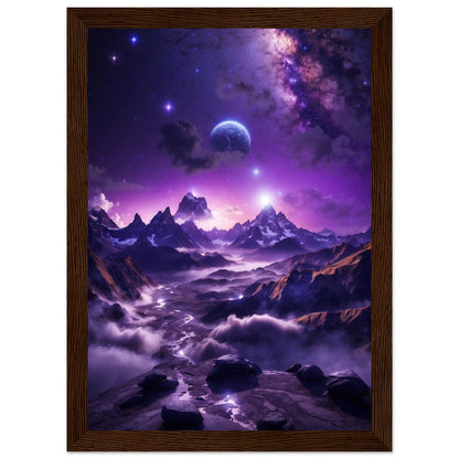 Premium Matte Paper Wooden Framed Poster
