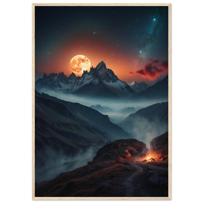 Premium Matte Paper Wooden Framed Poster