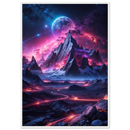 Premium Matte Paper Wooden Framed Poster