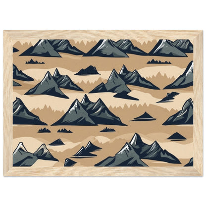 Premium Matte Paper Wooden Framed Poster
