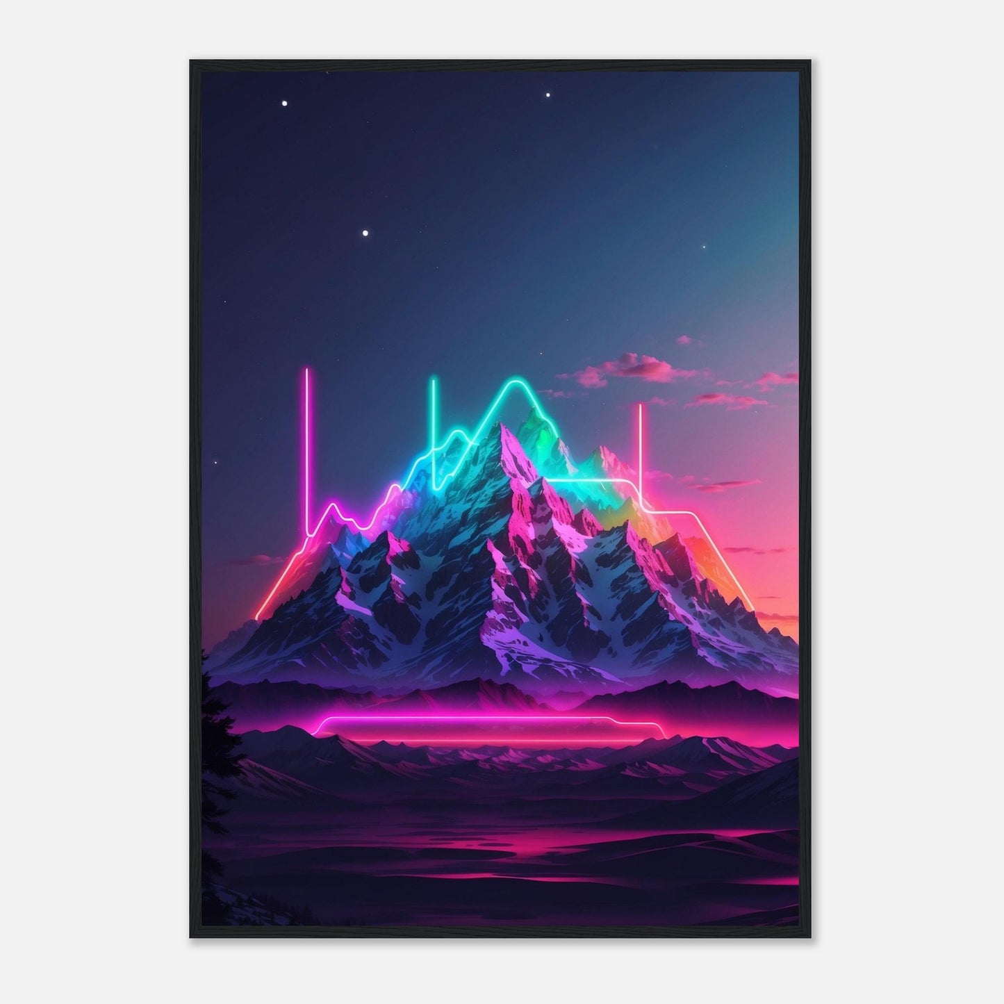 Premium Matte Paper Wooden Framed Poster