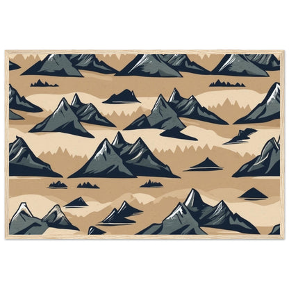 Premium Matte Paper Wooden Framed Poster