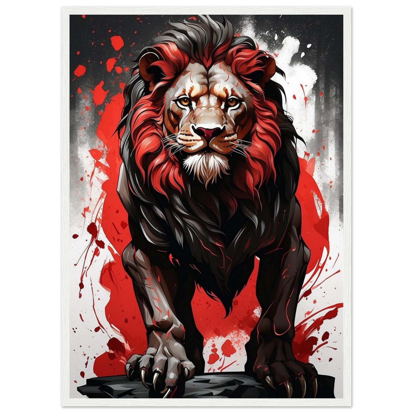 Premium Matte Paper Wooden Framed Poster