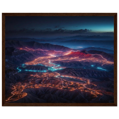 Premium Matte Paper Wooden Framed Poster