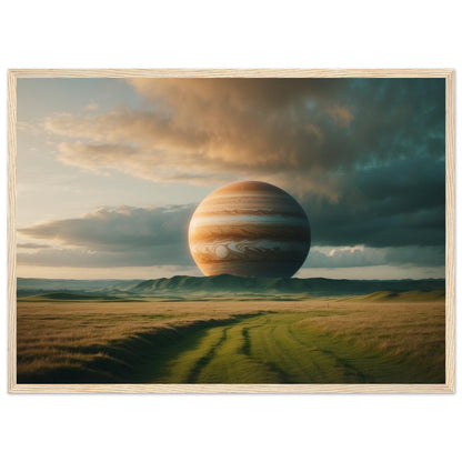 Premium Matte Paper Wooden Framed Poster