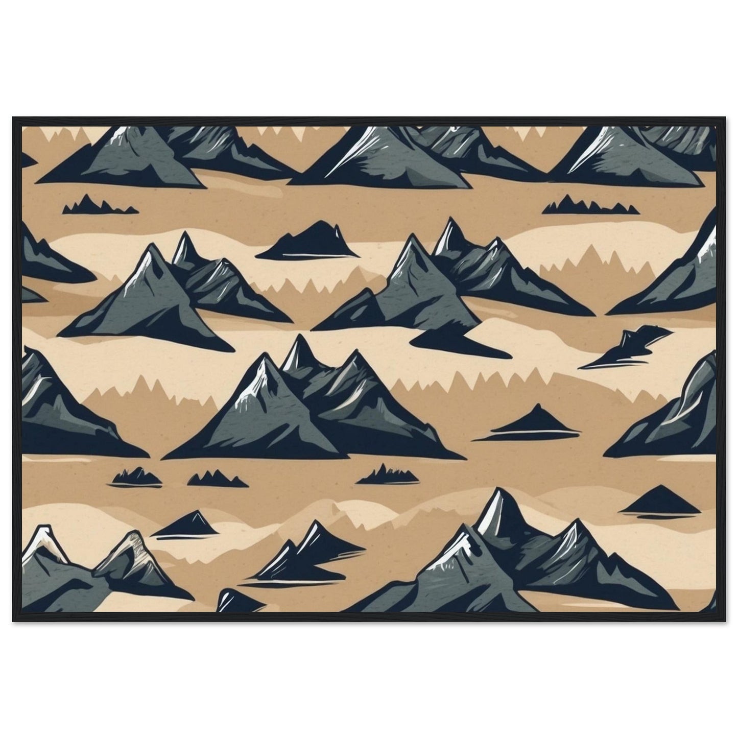 Premium Matte Paper Wooden Framed Poster