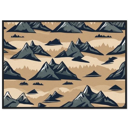 Premium Matte Paper Wooden Framed Poster