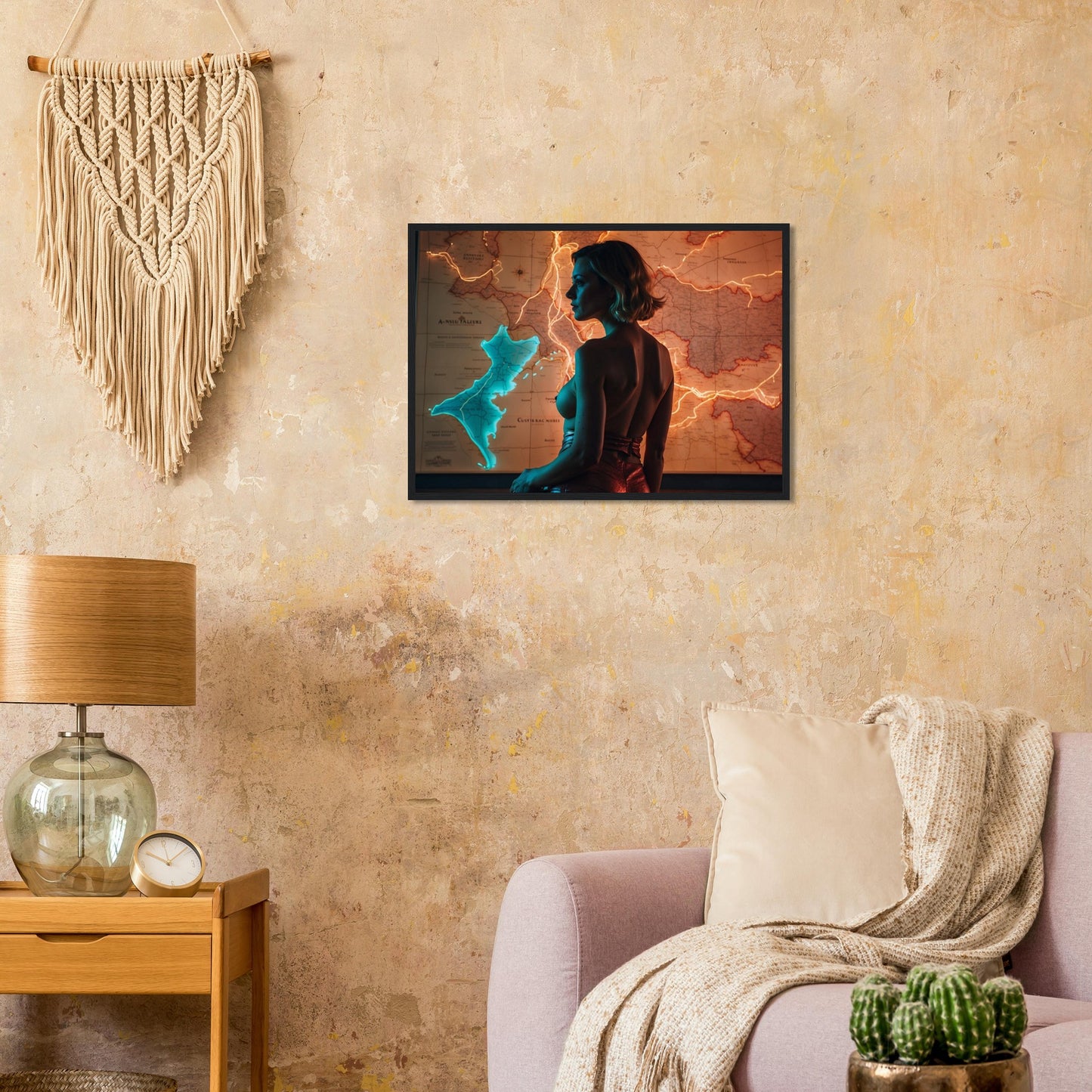 Premium Matte Paper Wooden Framed Poster