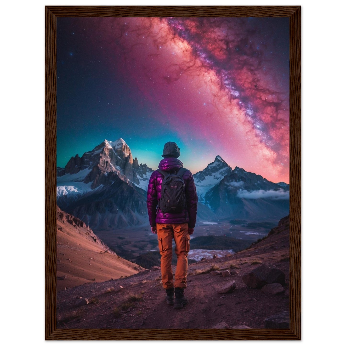 Premium Matte Paper Wooden Framed Poster