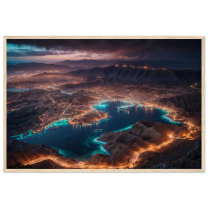Premium Matte Paper Wooden Framed Poster