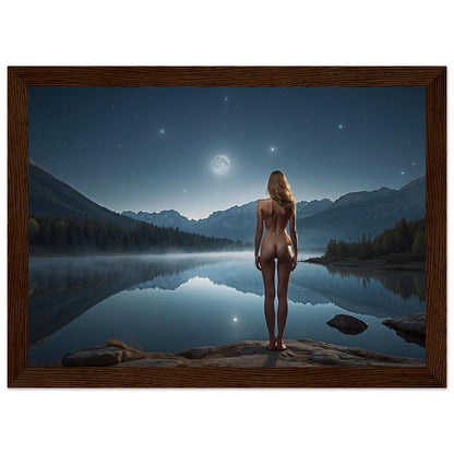Premium Matte Paper Wooden Framed Poster