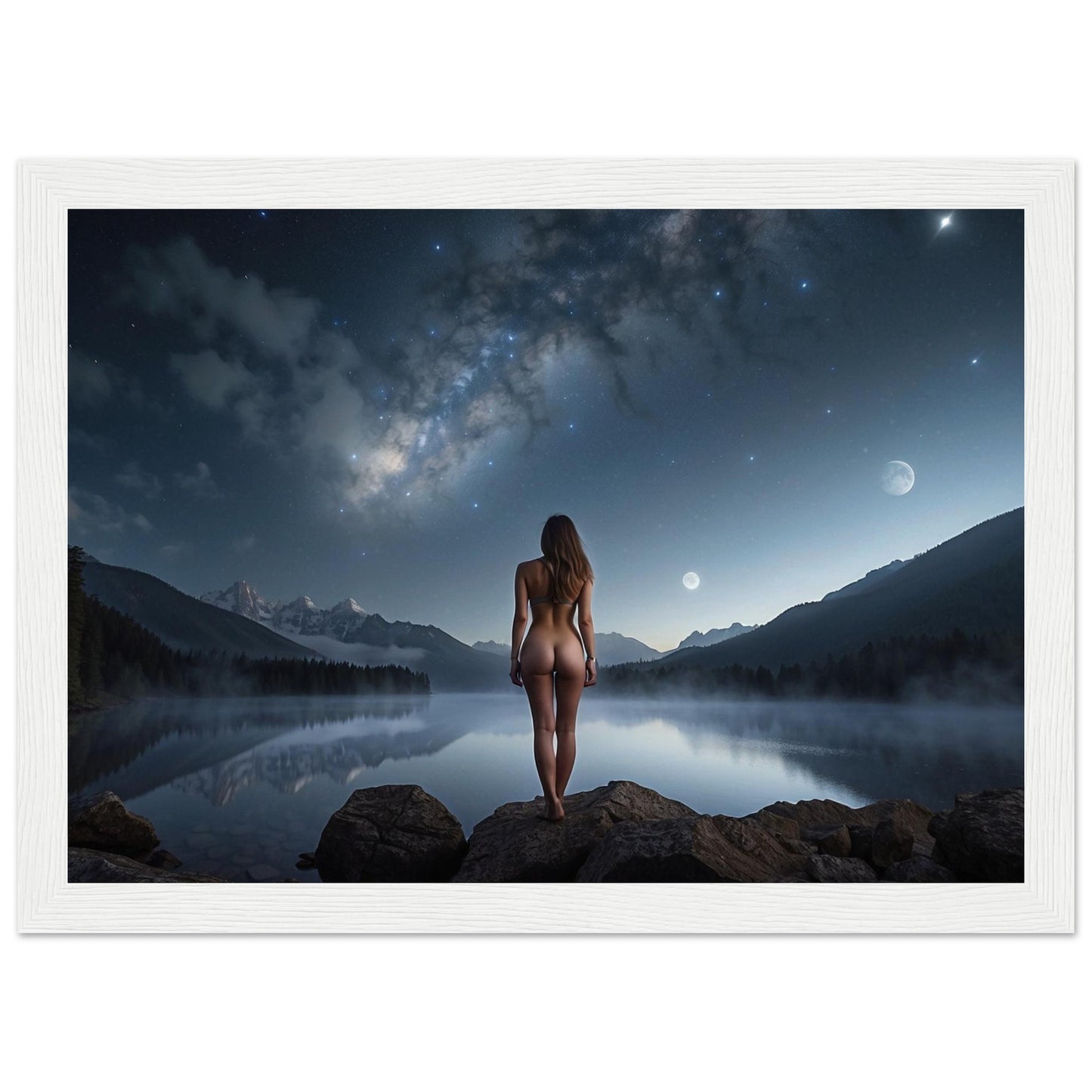 Premium Matte Paper Wooden Framed Poster