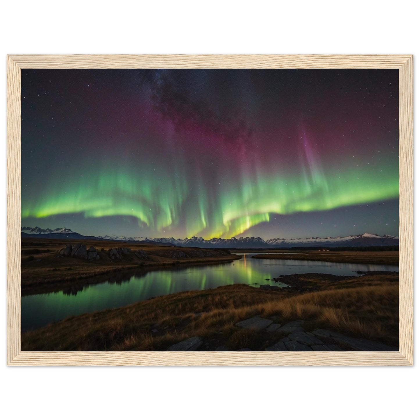 Premium Matte Paper Wooden Framed Poster