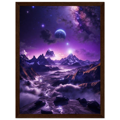 Premium Matte Paper Wooden Framed Poster