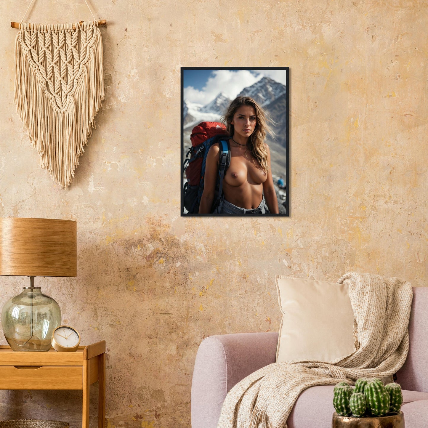 Premium Matte Paper Wooden Framed Poster