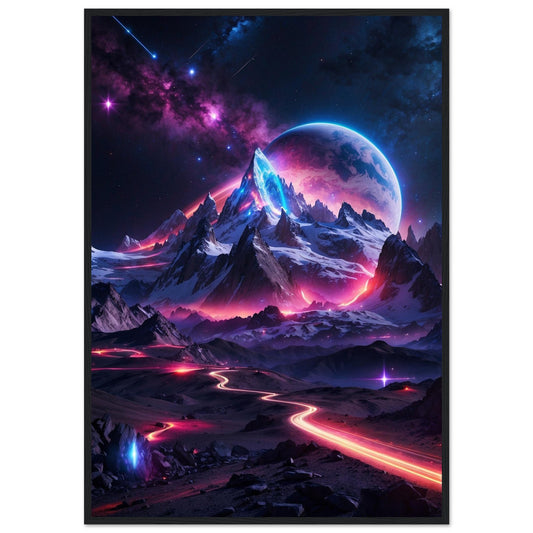 Premium Matte Paper Wooden Framed Poster