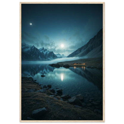 Premium Matte Paper Wooden Framed Poster