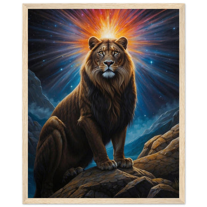 Premium Matte Paper Wooden Framed Poster