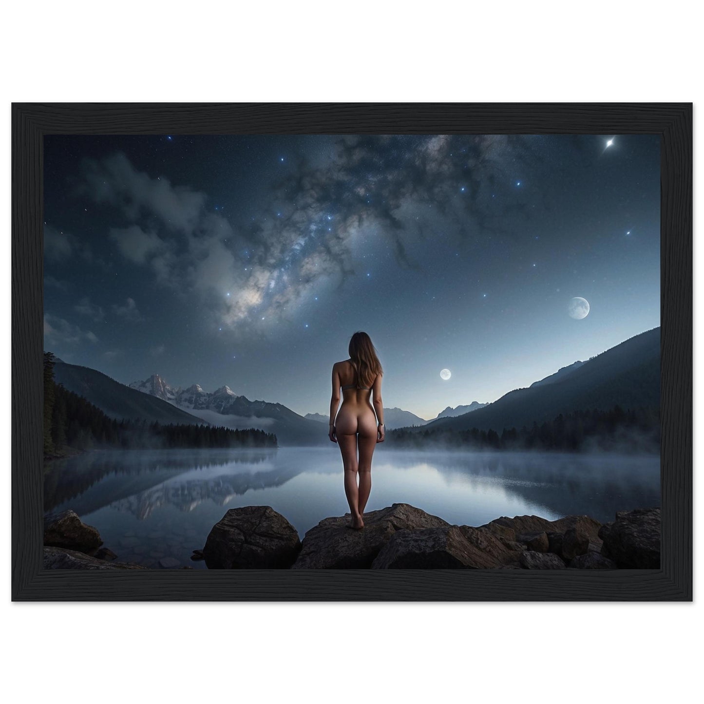 Premium Matte Paper Wooden Framed Poster