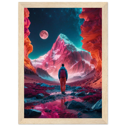Premium Matte Paper Wooden Framed Poster