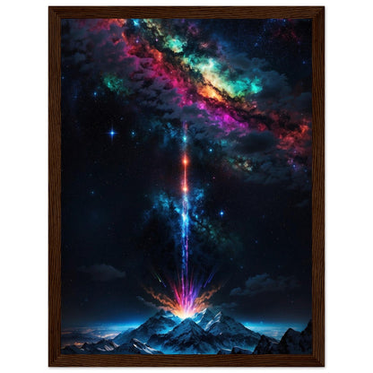 Premium Matte Paper Wooden Framed Poster