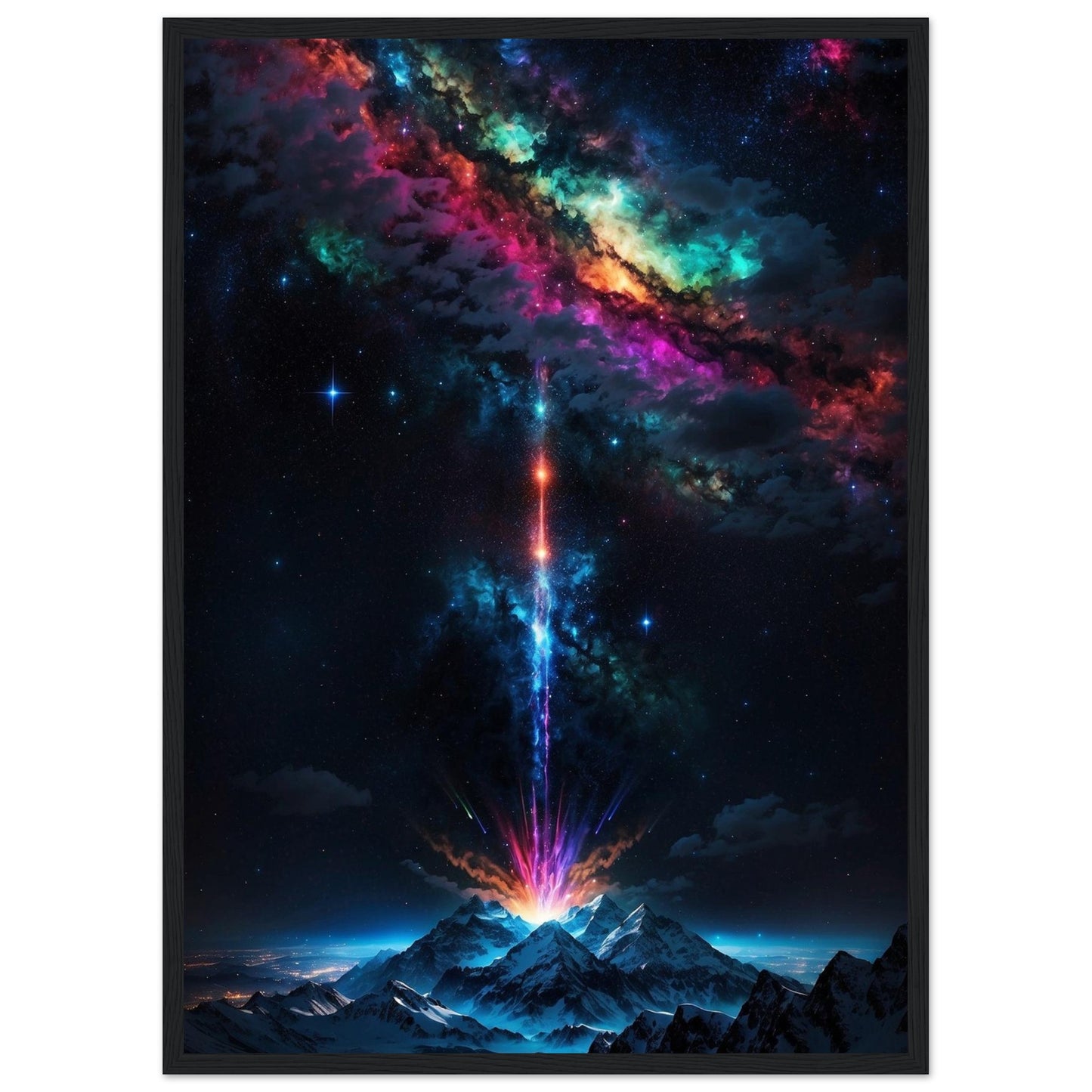 Premium Matte Paper Wooden Framed Poster