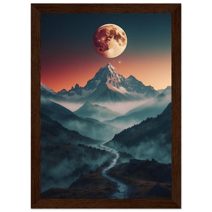 Premium Matte Paper Wooden Framed Poster