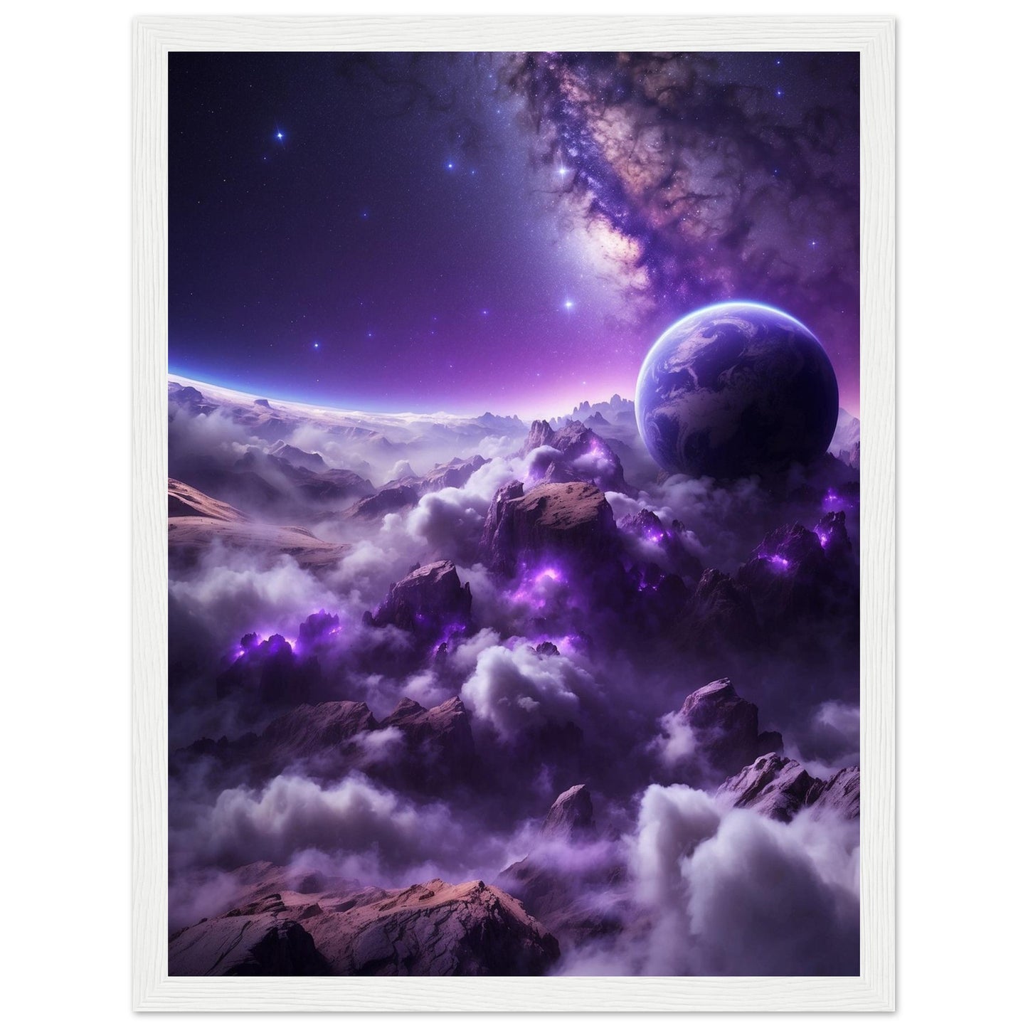 Premium Matte Paper Wooden Framed Poster
