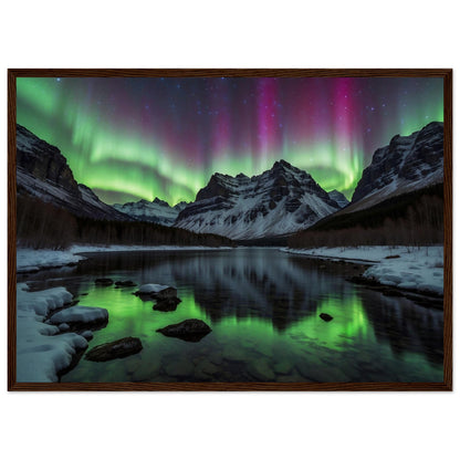 Premium Matte Paper Wooden Framed Poster