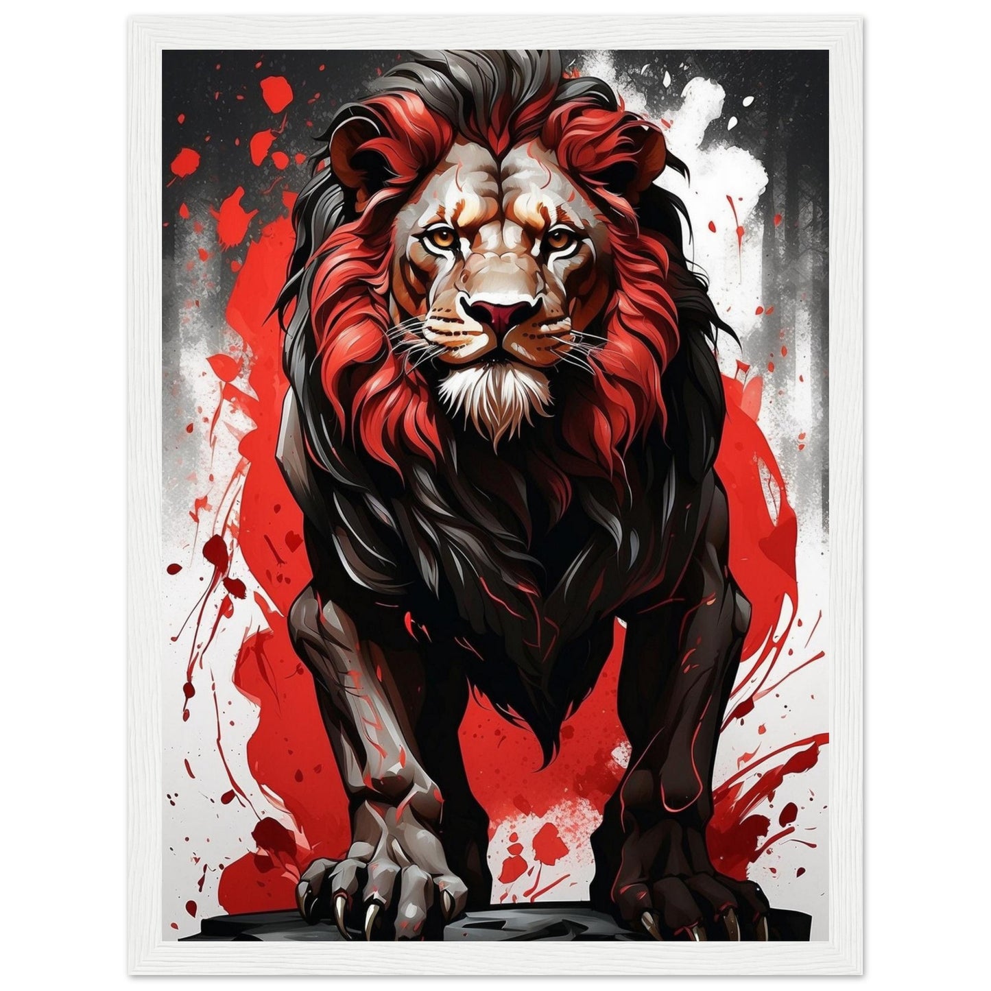 Premium Matte Paper Wooden Framed Poster